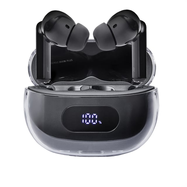 Intenso Buds Earphone Plus T310AE Black Headset True Wireless Stereo (TWS) In-ear Gesprekken/Muziek/Sport/Elke dag USB Type-C Bluetooth Zwart