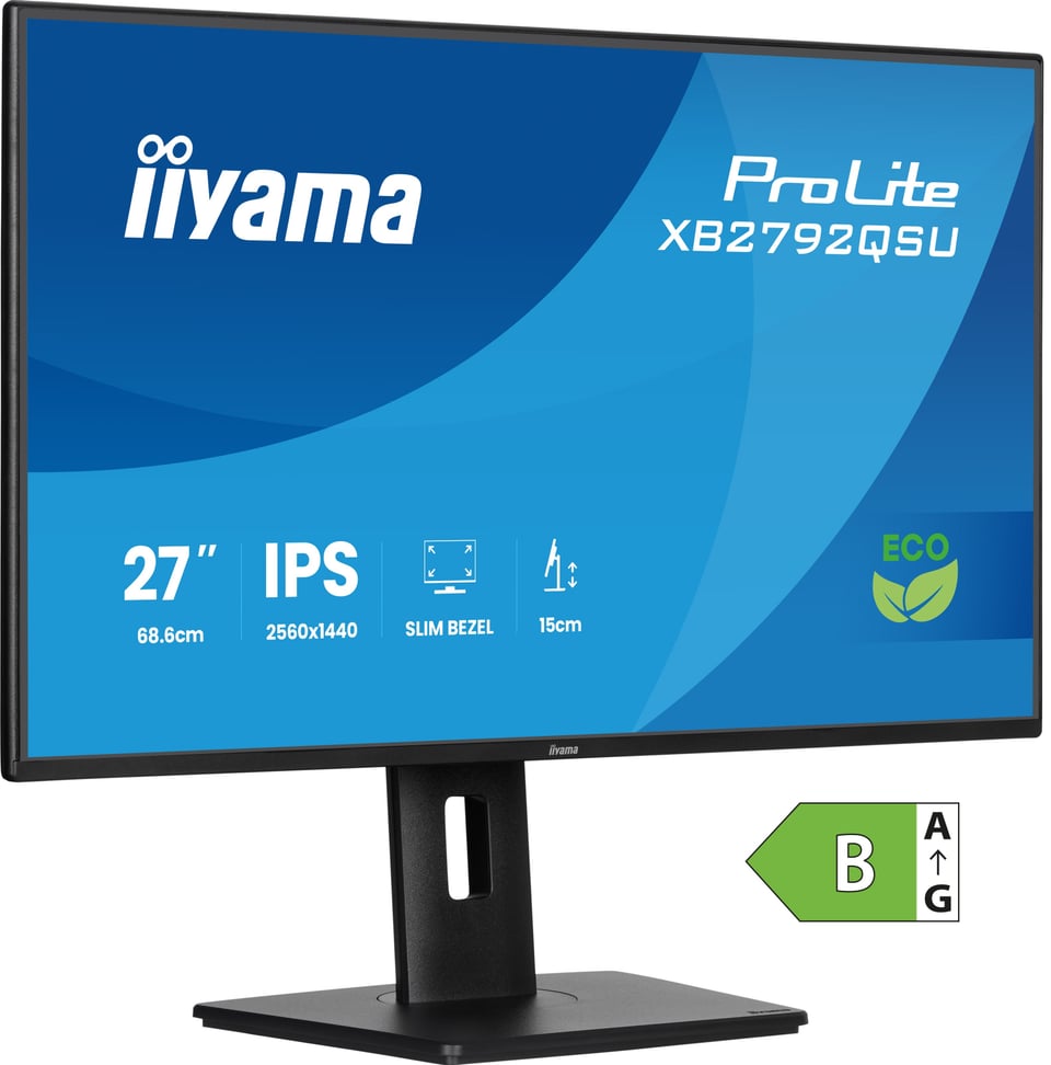 iiyama ProLite XB2792QSU-B1 computer monitor 68,6 cm (27") 2560 x 1440 Pixels Quad HD LED Zwart