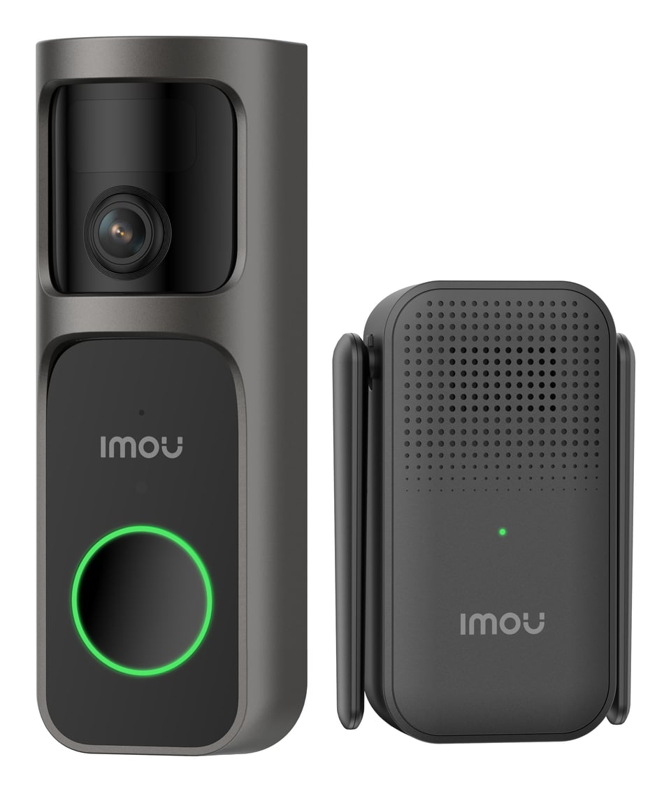 Imou DB-3EP-4M0W/DS3 deurbelset Zwart