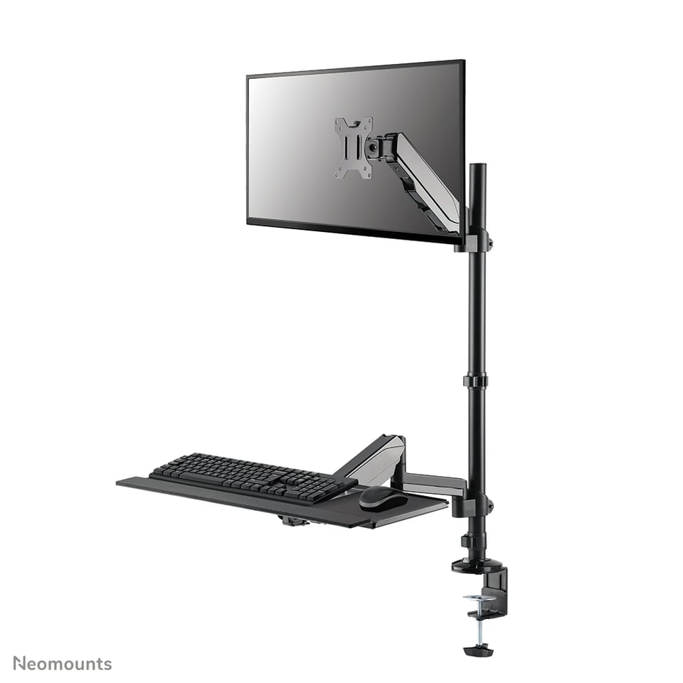 Neomounts DS90-325BL1 Zit-sta werkstation bureau 17-32" - gasveer
