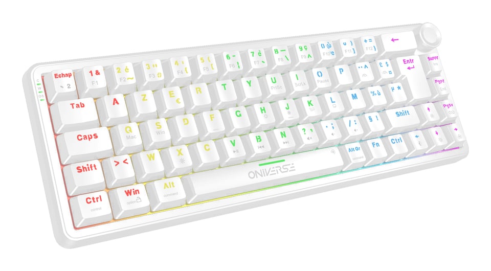 Oniverse Magnus toetsenbord Gamen USB Wit
