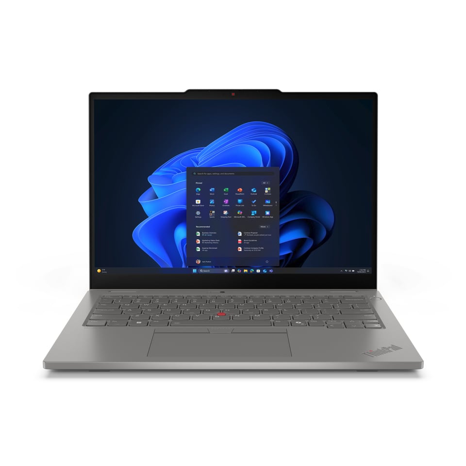 Lenovo ThinkPad L13 2-in-1 Gen 6 (Intel) Intel Core Ultra 5 225U Hybride (2-in-1) 33,8 cm (13.3") Touchscreen WUXGA 16 GB LPDDR5x-SDRAM 512 GB SSD Wi-Fi 6E (802.11ax) Windows 11 Pro Grijs Engels