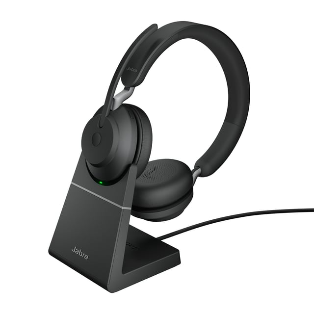 Jabra Evolve2 65 Headset Draadloos Hoofdband Kantoor/callcenter USB Type-A Bluetooth Oplaadhouder Zwart