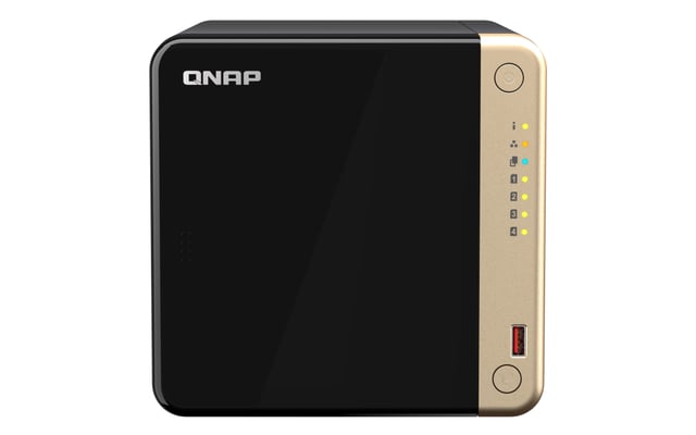 QNAP TS-464 NAS Tower Intel® Celeron® N5095 8 GB DDR4 0 TB QNAP QTS Zwart