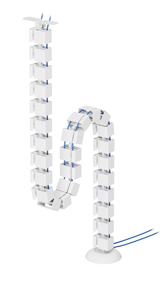Neomounts ADS06-130WH Kabelgeleider - schroefbevestiging - universeel