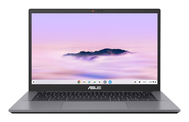ASUS Chromebook Plus CX34 CB3402CVA-MW1632 Intel Core 3 100U 35,6 cm (14") Touchscreen Full HD 8 GB LPDDR5-SDRAM 128 GB UFS Wi-Fi 6E (802.11ax) ChromeOS Grijs QWERTY US International