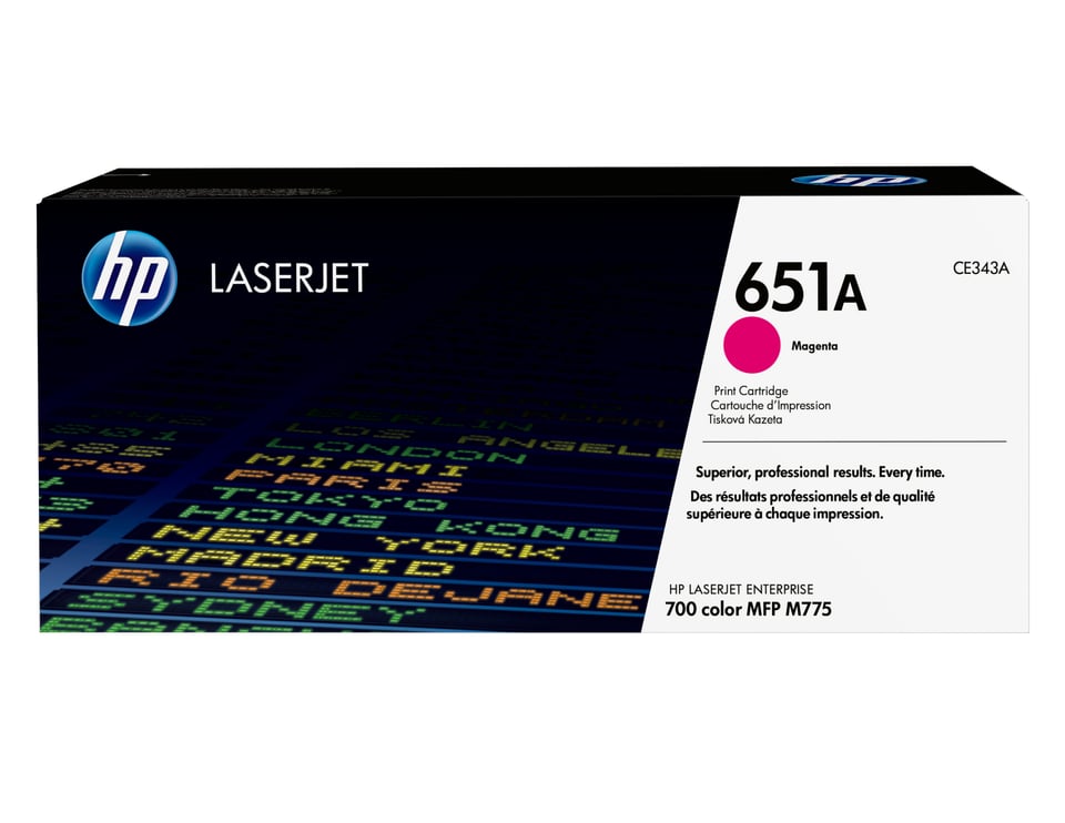 HP 651A originele magenta LaserJet tonercartridge