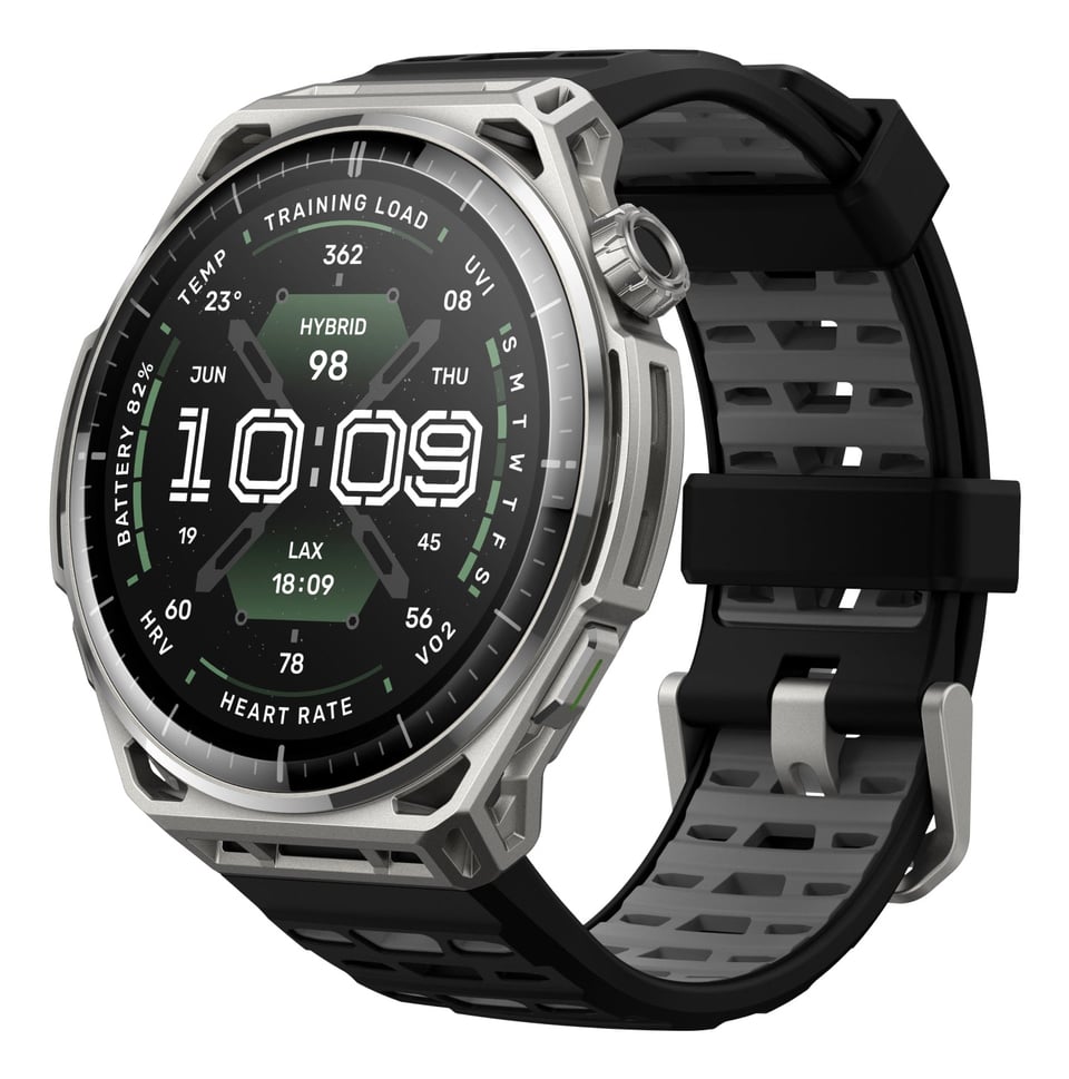 Amazfit Balance 3 3,81 cm (1.5") AMOLED 51 mm Digitaal 480 x 480 Pixels Touchscreen Roestvrijstaal Wifi GPS