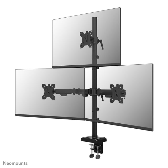 Neomounts DS60-600BL2-1 Monitorarm voor drie schermen 10-32"