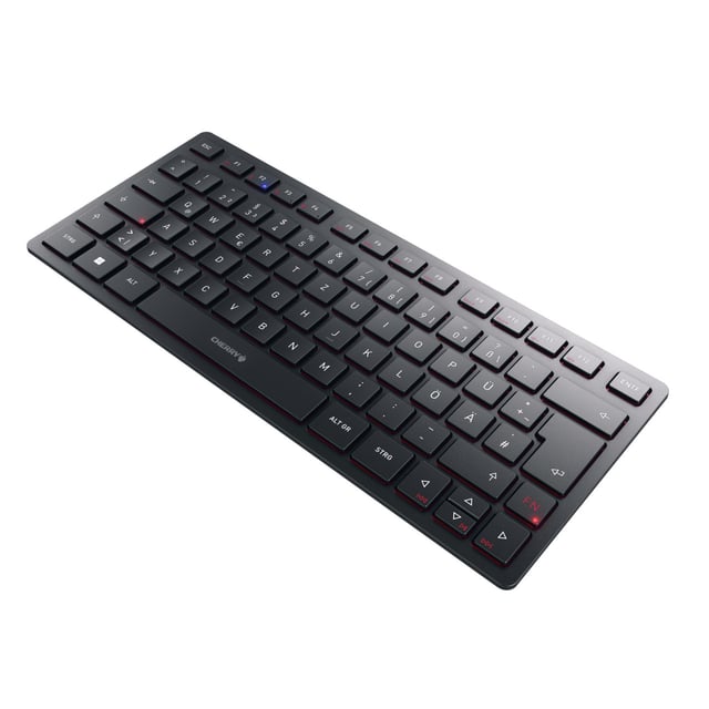 CHERRY KW 9200 MINI toetsenbord Universeel USB + RF Wireless + Bluetooth QWERTZ Duits Zwart
