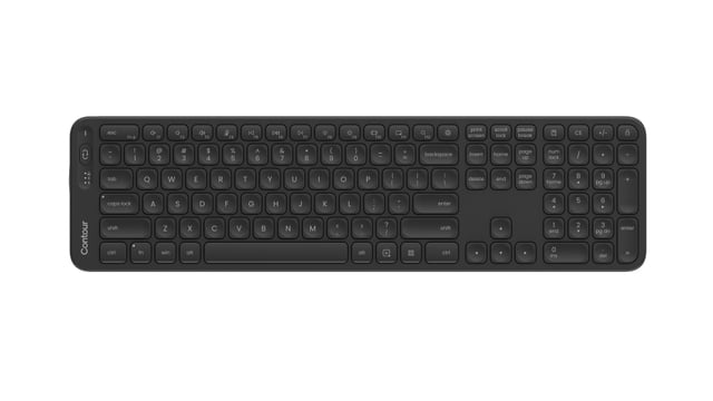 Contour Design Balance toetsenbord Kantoor RF-draadloos + Bluetooth QWERTY Amerikaans Engels Zwart