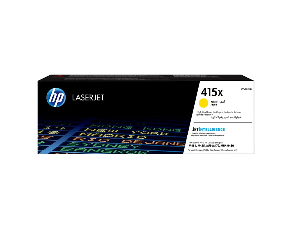 HP 415X originele high-capacity gele LaserJet tonercartridge