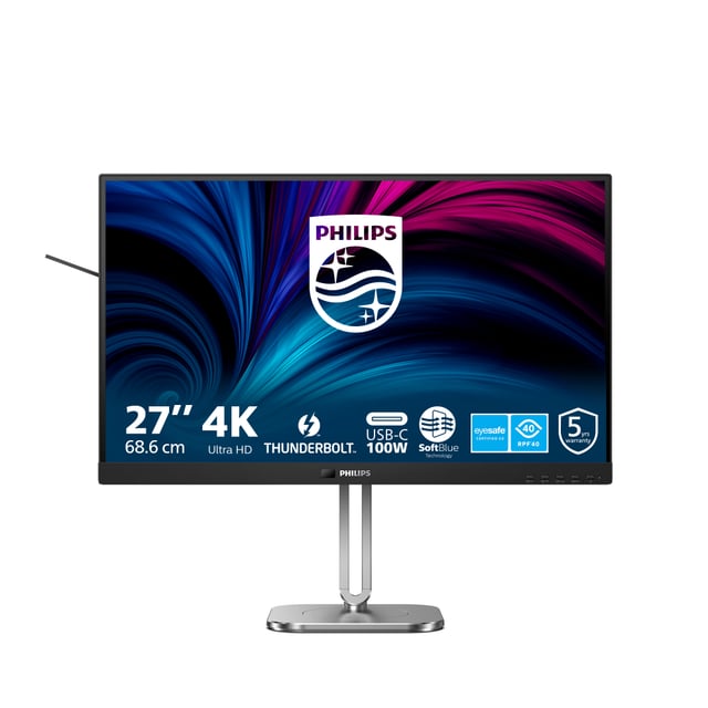 Philips 6000 series 27B2U6903/00 computer monitor 68,6 cm (27") 3840 x 2160 Pixels 4K Ultra HD LED Antraciet