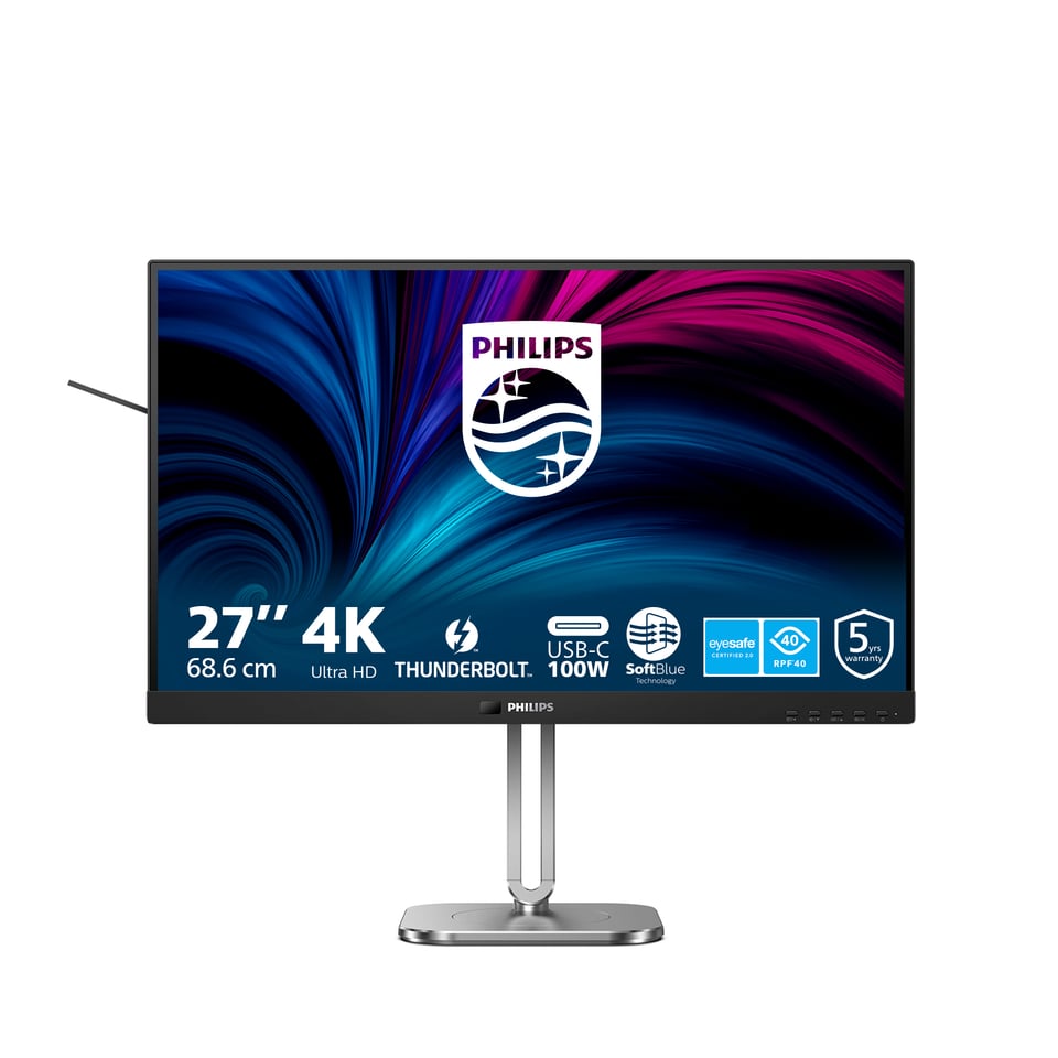 Philips 6000 series 27B2U6903/00 computer monitor 68,6 cm (27") 3840 x 2160 Pixels 4K Ultra HD LED Antraciet