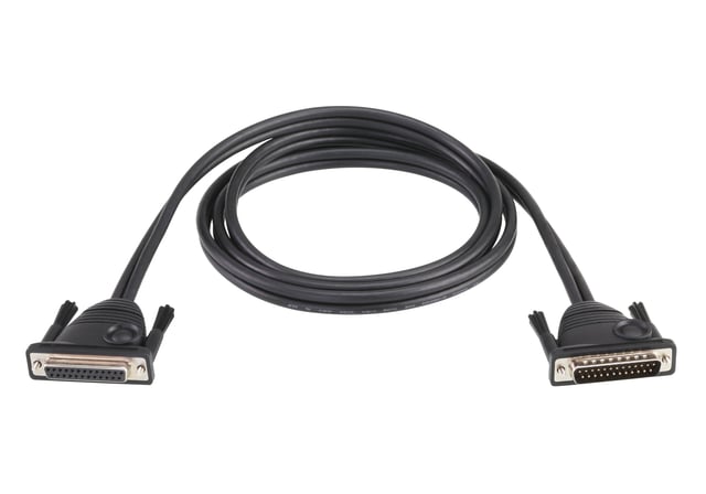 ATEN 2L2703 seriële kabel Zwart 3 m DB-25
