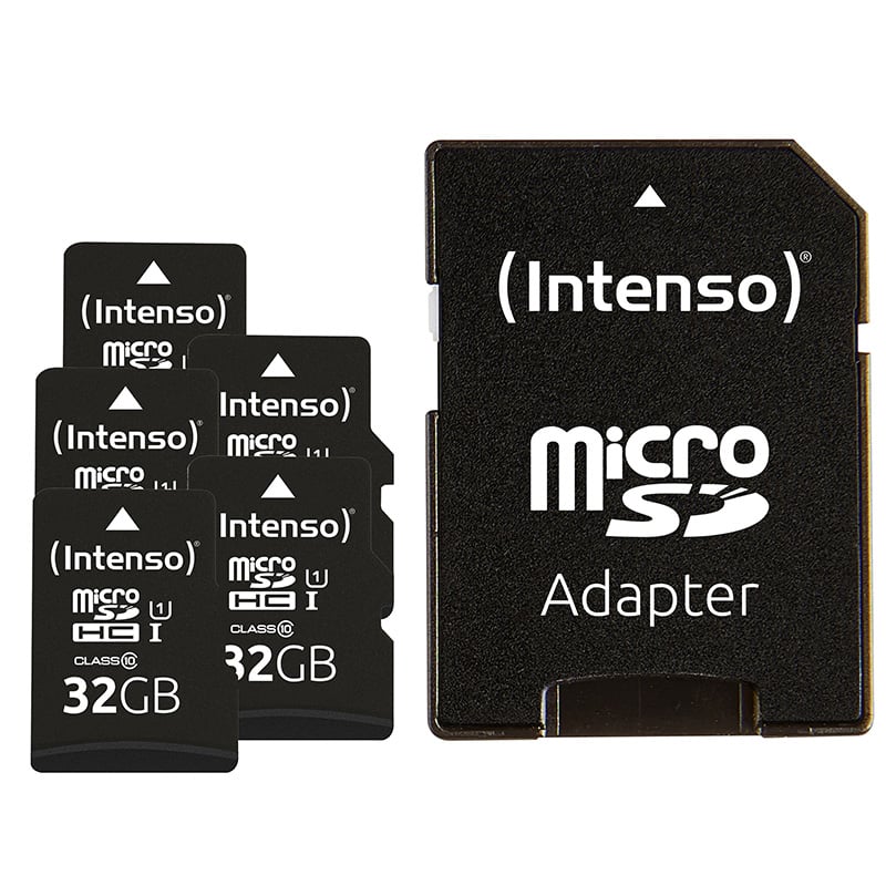 Intenso MicroSD-kaart UHS-I Premium Multipack geheugenkaart