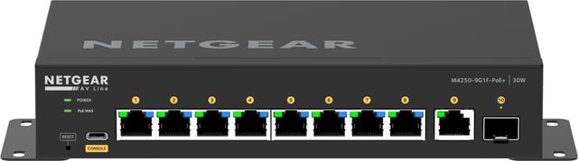 NETGEAR GSM4210PD Managed L2/L3 Gigabit Ethernet (10/100/1000) Power over Ethernet (PoE) Zwart