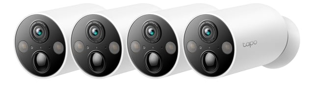 TP-Link Tapo C425 4-Pack Bullet IP-beveiligingscamera Buiten 2560 x 1440 Pixels Plafond/muur