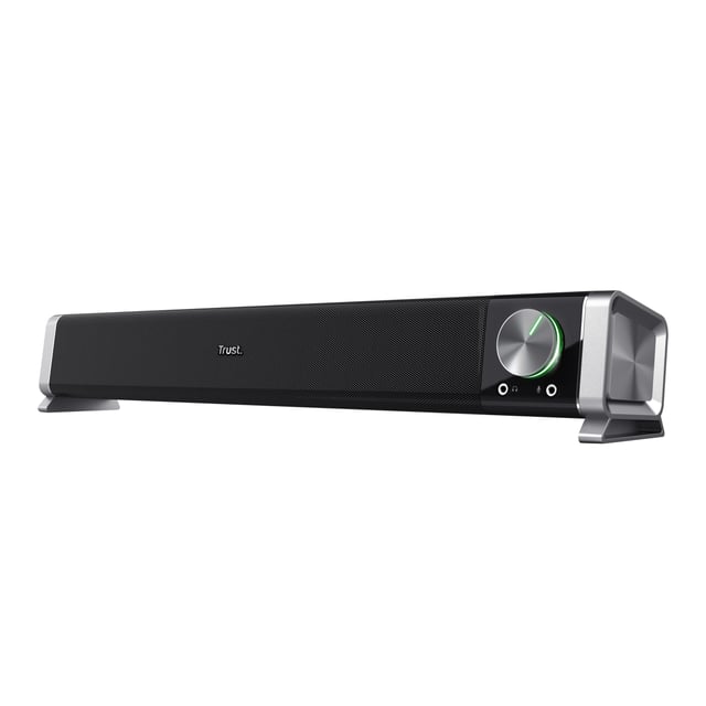 Trust Asto 2.0 Soundbar PC‑speaker – soundbar speaker – horizontale PC‑luidspreker – USB‑gevoed – Zwart