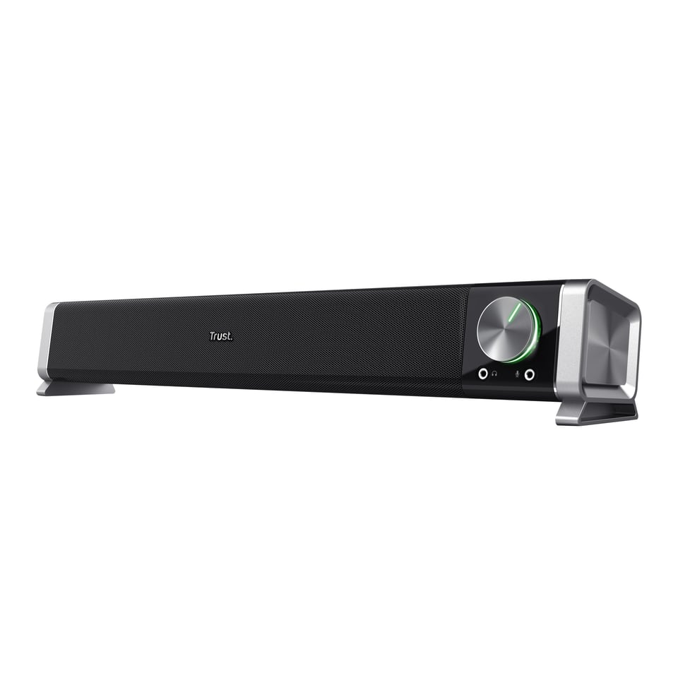 Trust Asto 2.0 Soundbar PC‑speaker – soundbar speaker – horizontale PC‑luidspreker – USB‑gevoed – Zwart