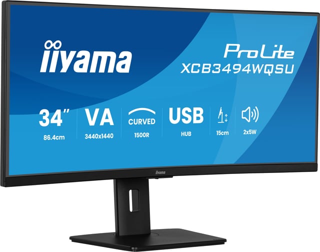 iiyama ProLite XCB3494WQSU-B1 monitor 34"