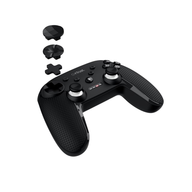 Trust GXT 542 Muta Draadloze Gamecontroller - Multi-platform controller – Bluetooth en 2.4 GHz verbinding – Oplaadbaar – Zwart