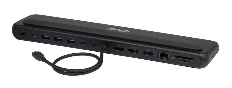 CLUB3D CSV-2541 laptop dock & poortreplicator Docking USB 3.2 Gen 1 (3.1 Gen 1) Type-C Zwart