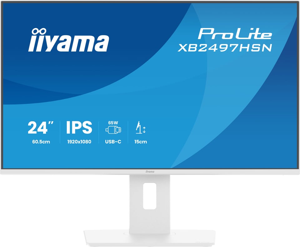 iiyama ProLite XB2497HSN-W1 computer monitor 60,5 cm (23.8") 1920 x 1080 Pixels Full HD LED Wit