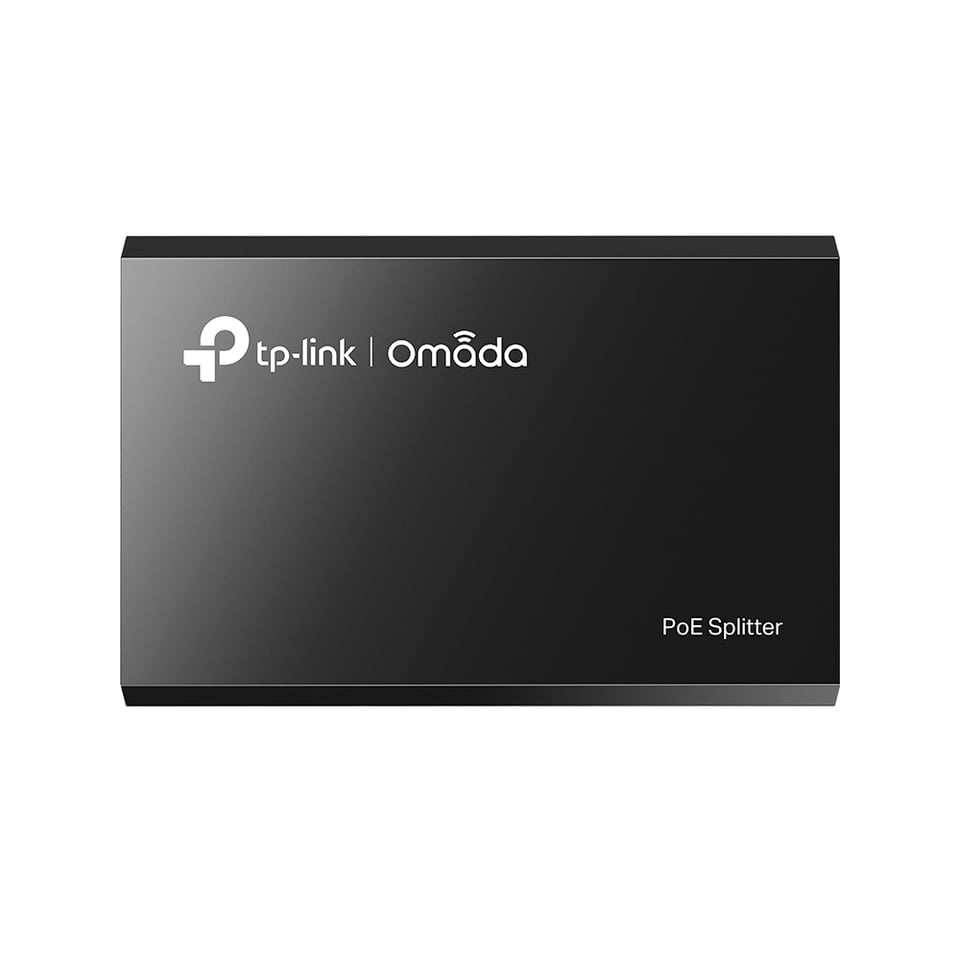 TP-Link Omada POE10R network splitter Power over Ethernet (PoE) Zwart