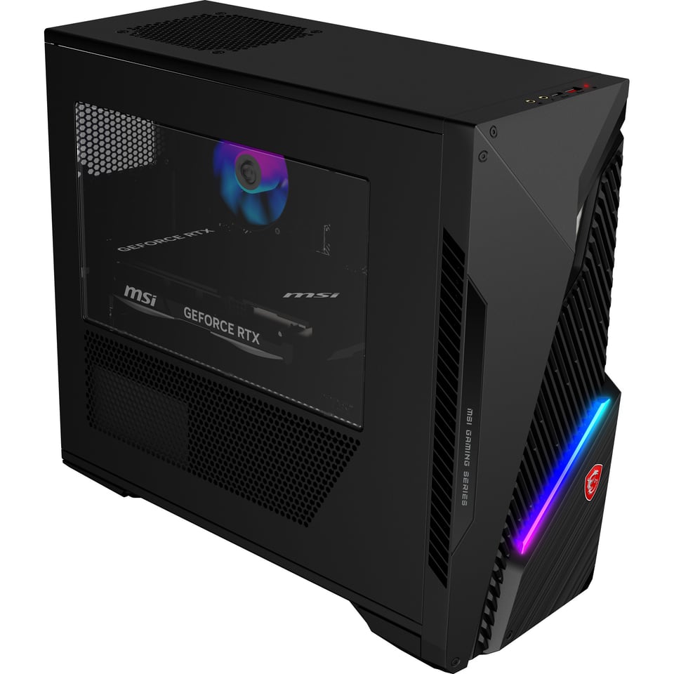 MSI MAG Infinite S3 14NVP5-2829EU Intel® Core™ i5 i5-14400F 16 GB DDR5-SDRAM 1 TB SSD NVIDIA GeForce RTX 5070 Windows 11 Home Desktop PC Zwart
