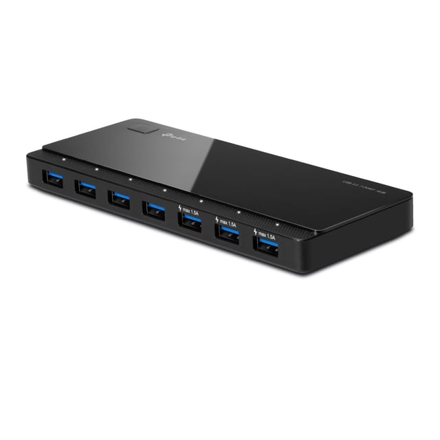 TP-Link UH700 interface hub USB 3.2 Gen 1 (3.1 Gen 1) Micro-B 5000 Mbit/s Zwart