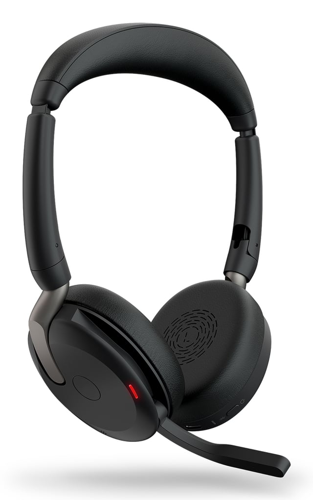 Jabra Evolve2 65 Flex Headset Draadloos Hoofdband Kantoor/callcenter USB Type-A Bluetooth Oplaadhouder