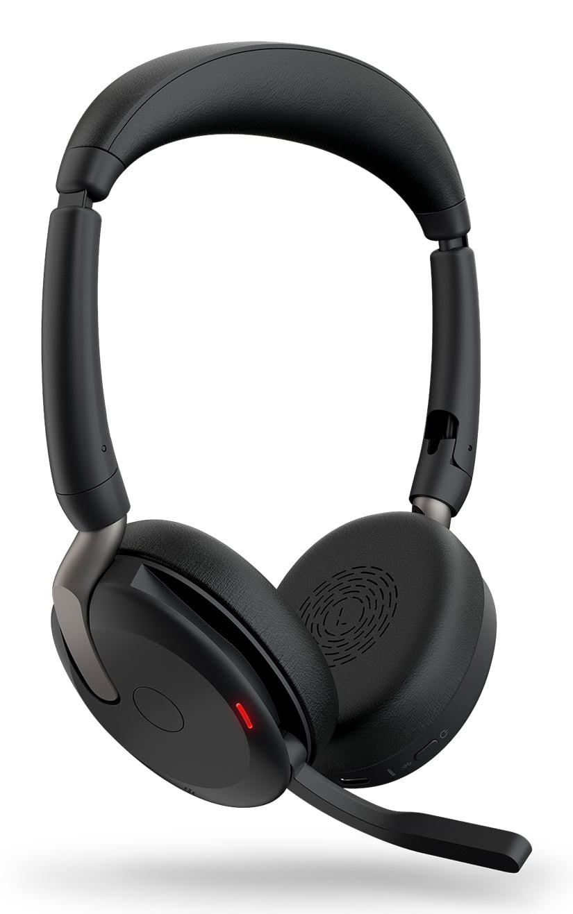 Jabra Evolve2 65 Flex Headset Draadloos Hoofdband Kantoor/callcenter USB Type-A Bluetooth Oplaadhouder