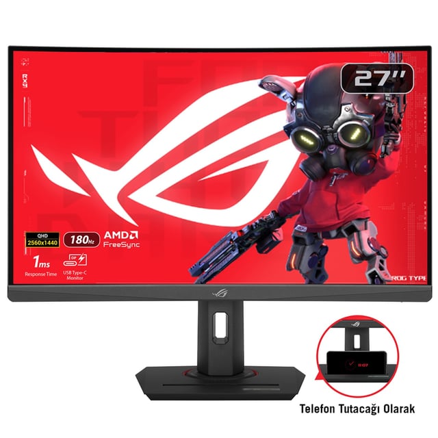 ASUS XG27WCS monitor 27"