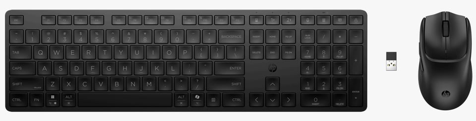 HP multi-device dual-mode muis en toetsenbord combinatie 495C