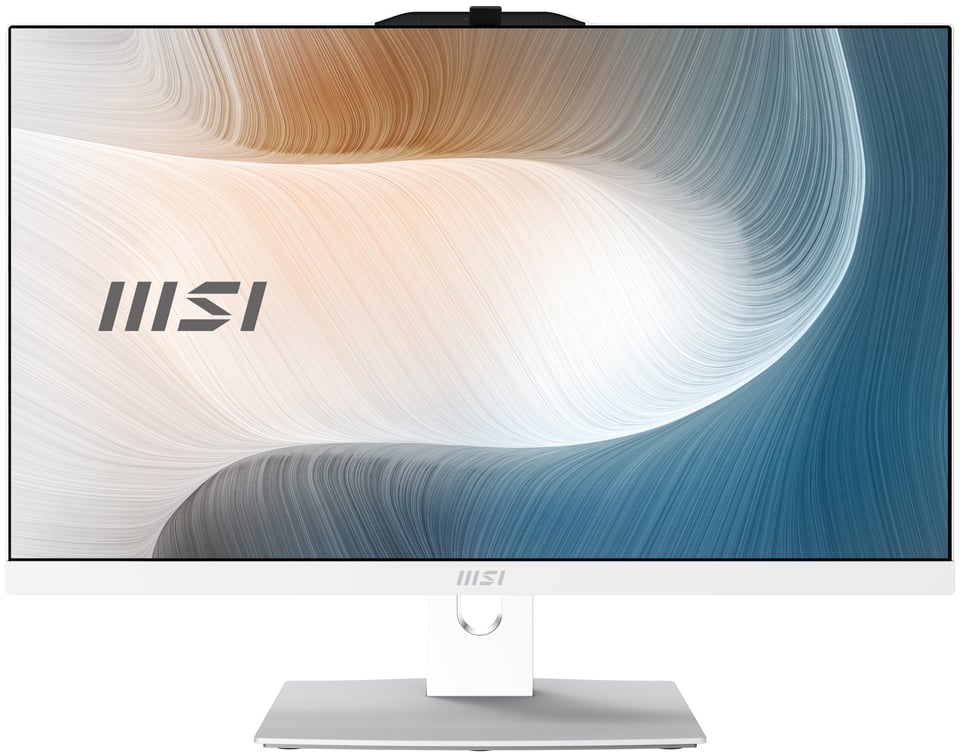 MSI Modern AM242P 1M-1224EU All-in-One PC/workstation Intel Core 5 120U 60,5 cm (23.8") 1920 x 1080 Pixels Alles-in-één-pc 8 GB DDR5-SDRAM 512 GB SSD Windows 11 Pro Wi-Fi 6E (802.11ax) Wit