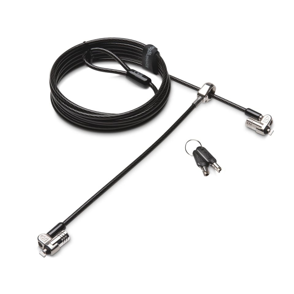 Kensington MicroSaver 2.0 Twin-laptopslot met sleutel