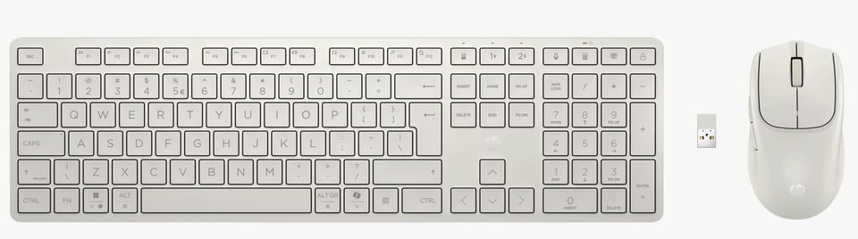 HP multi-device dual-mode muis en toetsenbord combinatie 495C