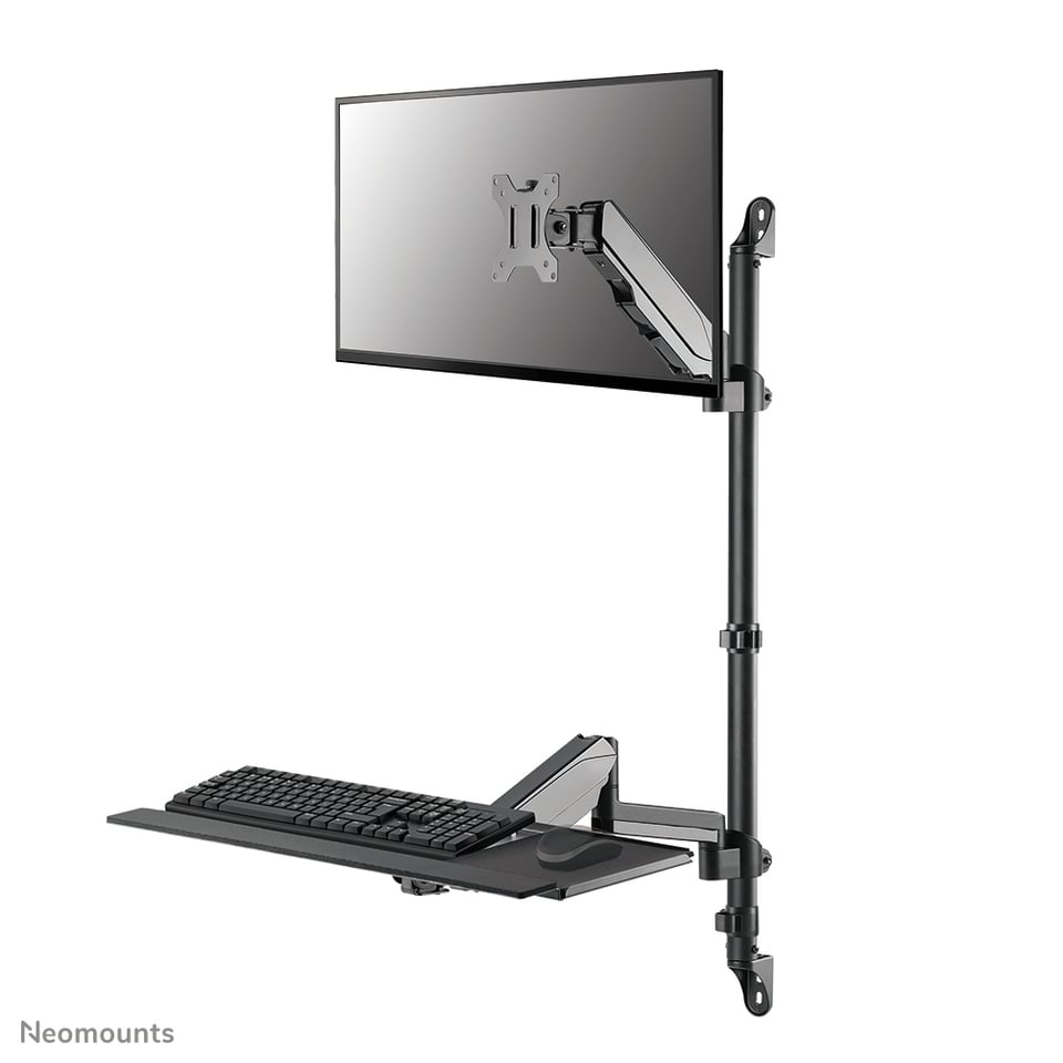 Neomounts WL90-325BL1 Zit-sta werkstation wand 17-32" - gasveer
