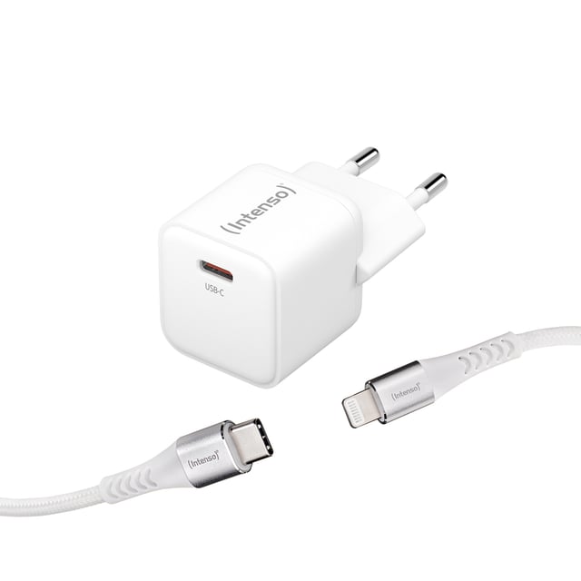 Intenso 7803052 oplader voor mobiele apparatuur Universeel Wit AC Snel opladen Binnen