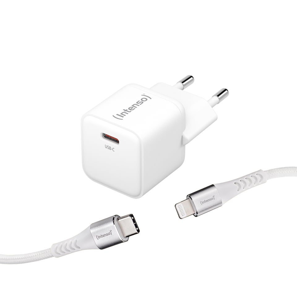 Intenso 7803052 oplader voor mobiele apparatuur Universeel Wit AC Snel opladen Binnen