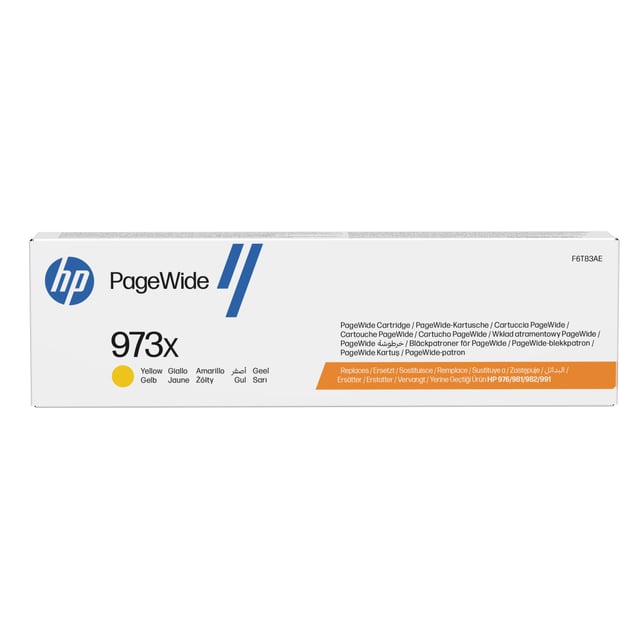 HP 973X originele gele high-capacity PageWide cartridge