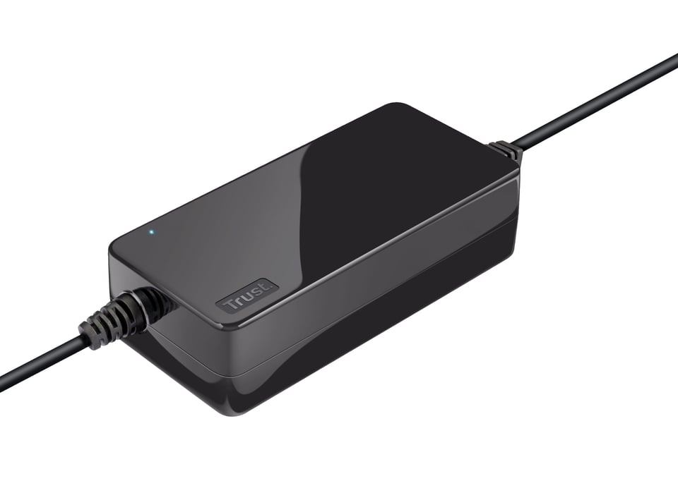 Trust Primo 70W Universele laptop‑lader – laptop‑oplader – universele laptop‑adapter – met meerdere aansluitstukken – Zwart
