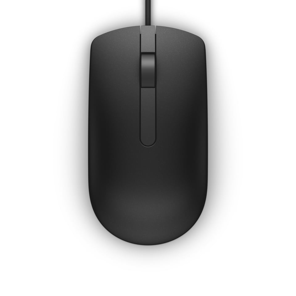 DELL bekabelde muis - MS116 - zwart - (RTL BOX)