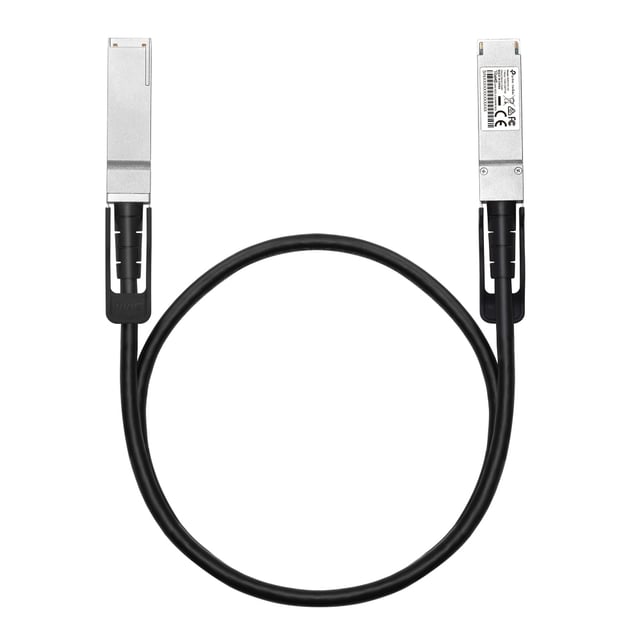 TP-Link Omada SM9220-1M InfiniBand en Glasvezelkabel QSFP28 Twinax Zwart
