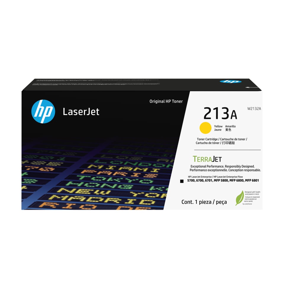 HP 213A originele LaserJet-tonercartridge, geel