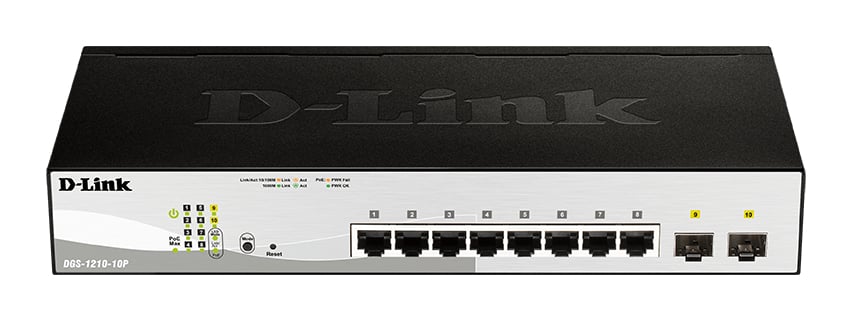 D-Link DGS-1210-10P netwerk-switch
