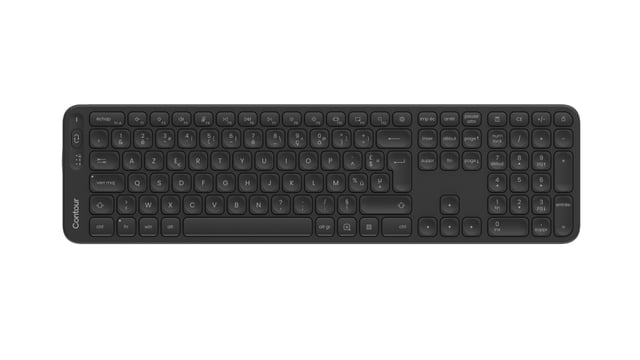Contour Design Balance toetsenbord Kantoor RF-draadloos + Bluetooth AZERTY Frans Zwart