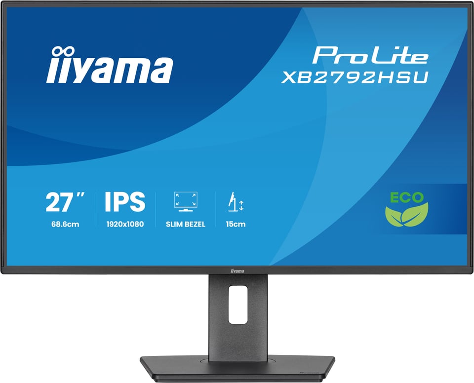 iiyama ProLite XB2792HSU-B1 A computer monitor 68,6 cm (27") 1920 x 1080 Pixels Full HD LED Zwart