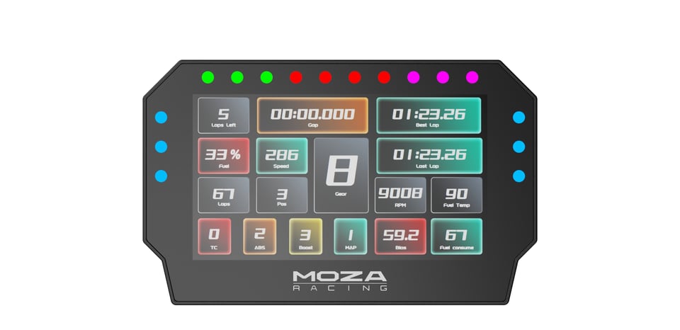 Moza Racing RS072 game controller Zwart Digitaal PC